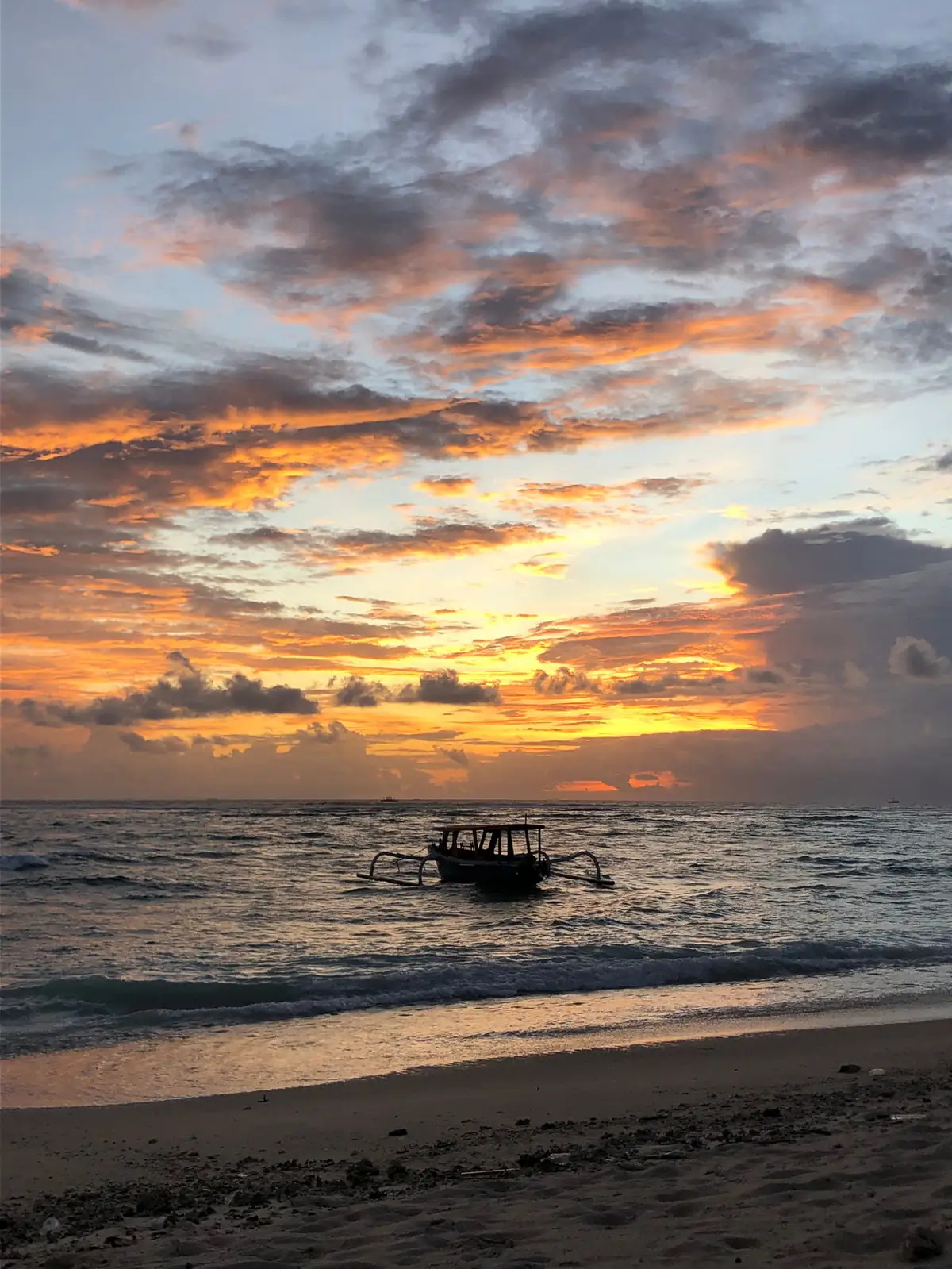 Coucher de soleil à Bali